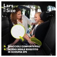 Car Seats 100-150cm (Lo-Lars-I-Size-Black-Grey) di Lionelo Seggiolini Auto