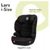 Car Seats 100-150cm (Lo-Lars-I-Size-Sporty-Black-Red) di Lionelo Seggiolini Auto