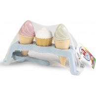 Set 2 Coni Gelato + Cup Cake con Support di Androni
