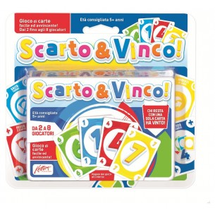 Gioco Carte Scarto & Vinco in Blister di Ronchi Supertoys