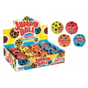 Palline Rimbalzine 6,8 Cm 4 Ass. Display 12 Pz di Ronchi Supertoys