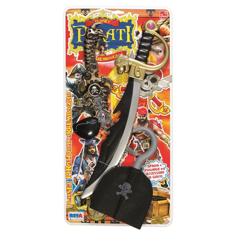 Set Spada e Pugnale Pirati con Acc. di Ronchi Supertoys