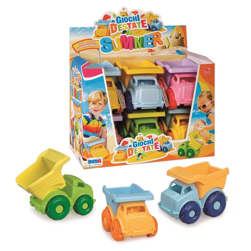 Camioncini Spiaggia 4 Colori Ass. Display 6 Pz di Ronchi Supertoys