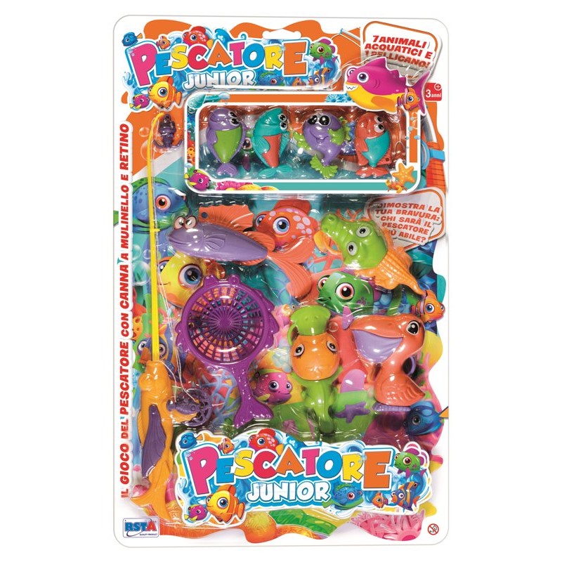 Set 10 Pz Pescatore Junior Blister di Ronchi Supertoys