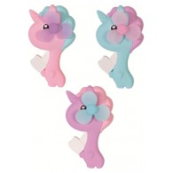 Mini Ventilatore Unicorno 3 Colori Ass. in Display 12 Pz di Ronchi Supertoys