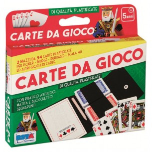 Carte da Gioco con Astuccio Blocchetto e Matita di Ronchi Supertoys