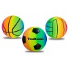 Pallone in Gomma Diam 14cm 50 Gr Calcio Volley Basket di Teorema