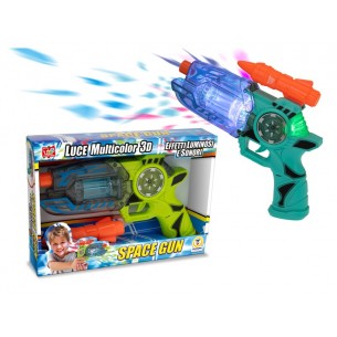 Pistola Spaziale Luci e Suoni 2 Col. Ass di Teorema