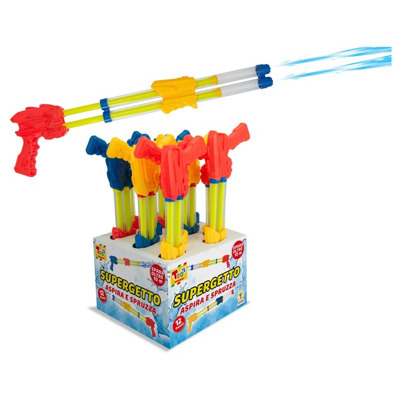 Supergetto Pistola Doppio Spruzzo 42 Cm Gittata Oltre 10m di Teorema
