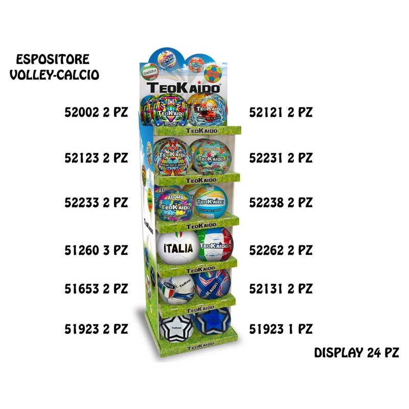 Expo Palloni Vollley/Calcio 24 Pz di Teorema