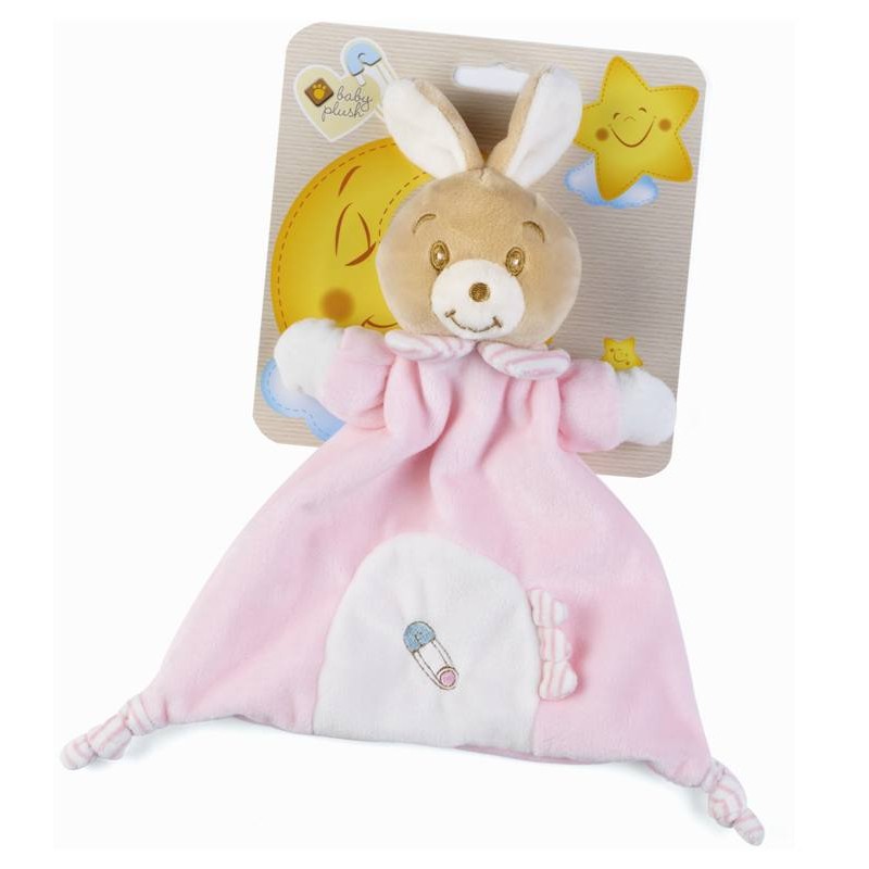 Babycare Coniglietta Fazzoletto Dentizione-24 Cm di Plush-Company