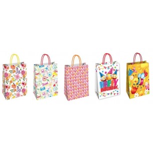 Conf / 25 Shopper Carta F.To 36x12x41 Assortiti Generico 2 di Florio
