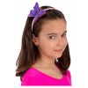 Cerchietto Farfalla Viola con Glitter Fucsia C/Cav. di Carnival-Toys
