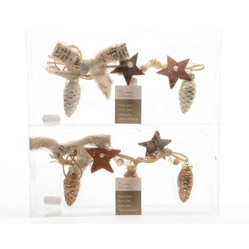 Gl Pinecone Garland 2c 68846 di Kaemingk