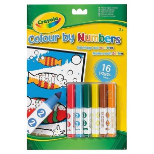 Album Colora con i Numeri di Crayola