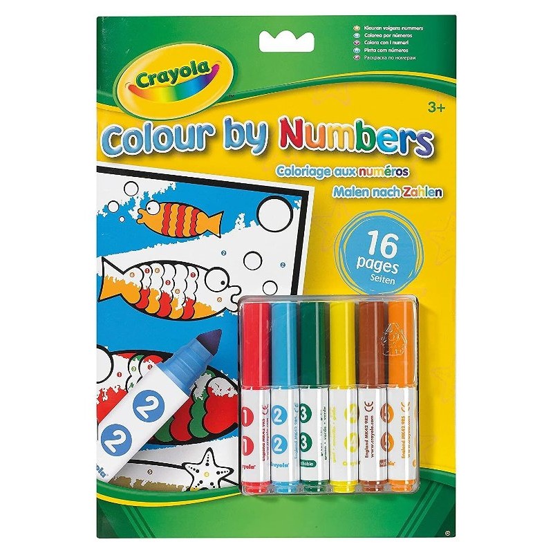 Album Colora con i Numeri di Crayola