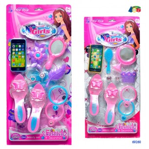 Set Bellezza C/ Scarpette e Telefonino Ass. di Givi, Ginocchio