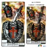 Set "I Crociati" C/Scudo Spada Protezione, Ass di Givi, Ginocchio