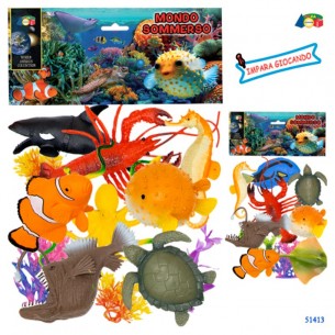 Busta Pesci Mondo Sommerso C/Pesce Palla,Ass di Givi, Ginocchio