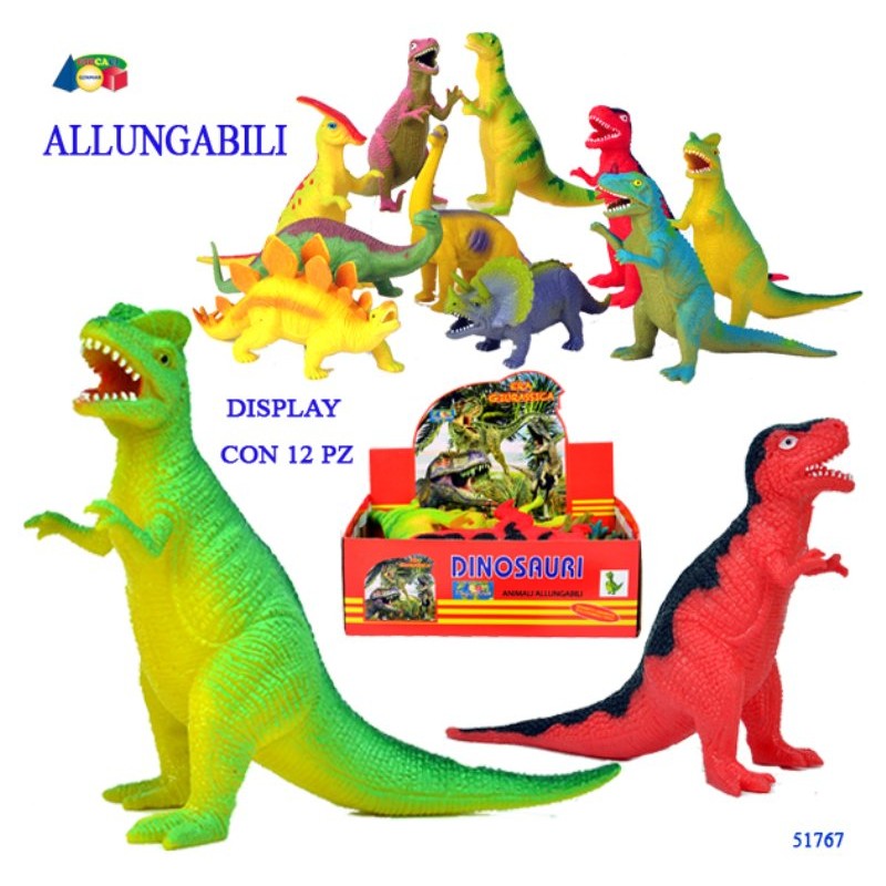 Dinosauro Allungabile in Display 12 Pz di Givi, Ginocchio