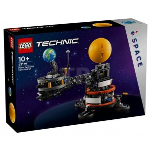 Pianeta Terra e Luna in Orbita di Lego