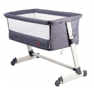 Bedside Crib Theo (Lo-Theo-Dark-Grey) di Lionelo Lettini