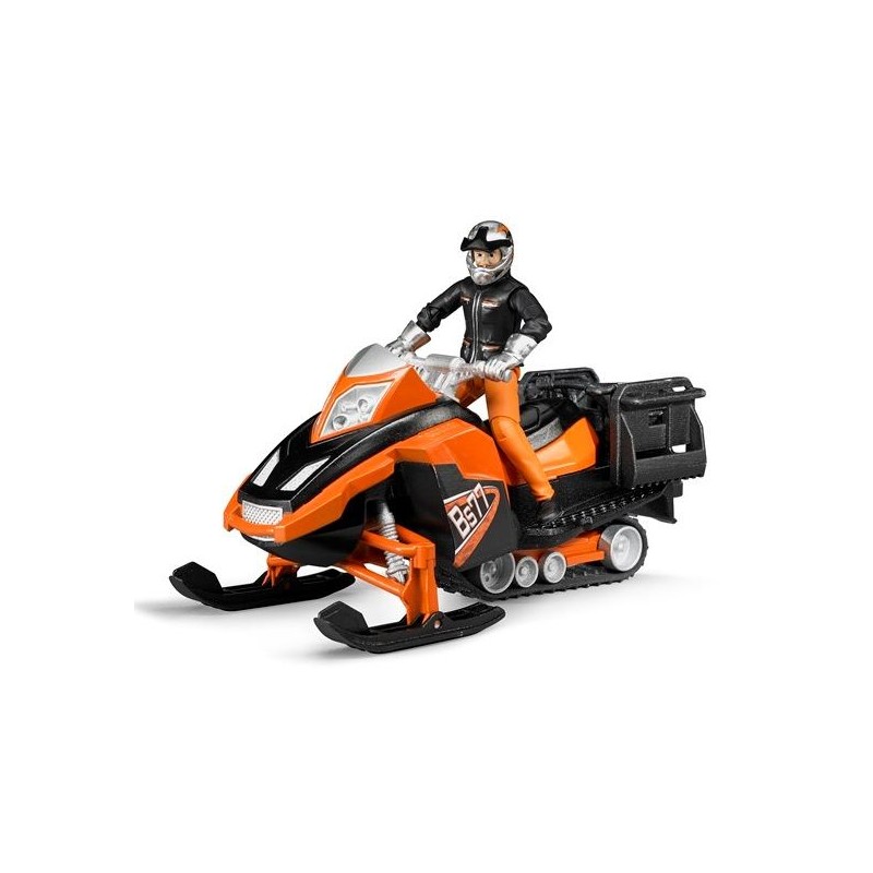 Motoslitta con Figura e Accessori di Bruder