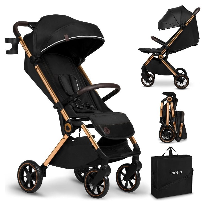 Stroller Cloe (Lo-Cloe-Black-Onyx) di Lionelo Passeggini