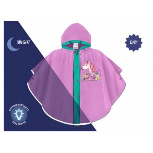 Poncho Pioggia Unicorno Bordo Catarifrang. Coolkidsperletti