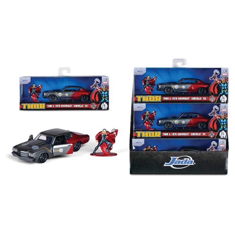 Marvel Thor 1970 Chevy Chevelle Ss in Scala 1:32 di Simba Jada