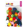 Pompons - Busta Pz.40 - Misure e Colori Ass. di Cwr Srl