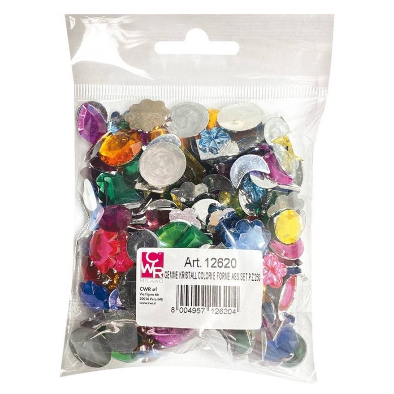 Gemme Kristall - Set Pz. 250 - Colori e Forme Ass. di Cwr Srl
