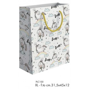 Shopper Unicorni.To 31,5x45+12 Xl di Marpimar