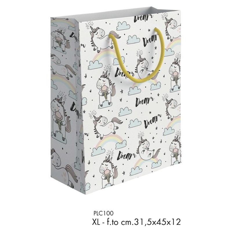 Shopper Unicorni.To 31,5x45+12 Xl di Marpimar