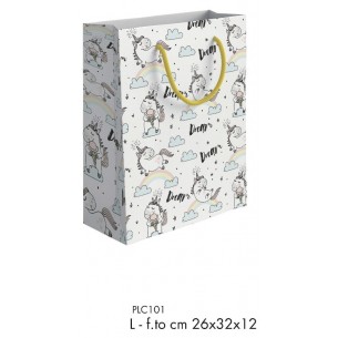 Shopper Unicorni F.To 26x32+12 L di Marpimar