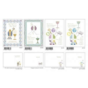 12 Bigl.Comunione Cresima C/Foil di Marpimar