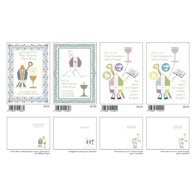 12 Bigl.Comunione Cresima C/Foil di Marpimar