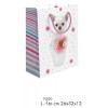 Shopper Cane Bianco F.To 26x32+12 L di Marpimar