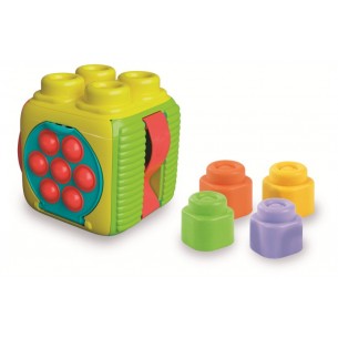 Sensory Activity Cube di Clem-04 Baby Clemmy