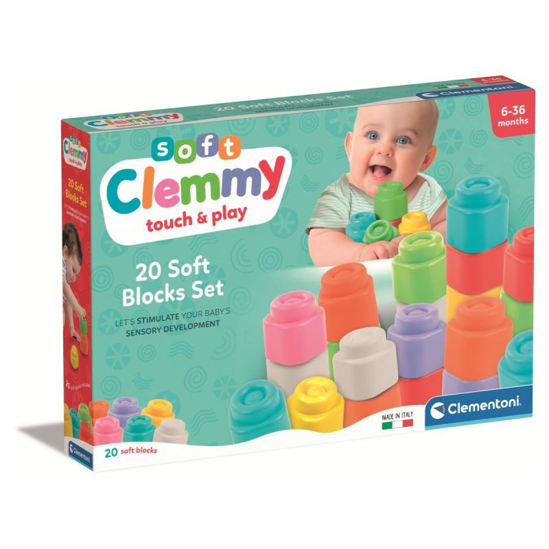 Confezione 20 Mattoncini di Clem-04 Baby Clemmy