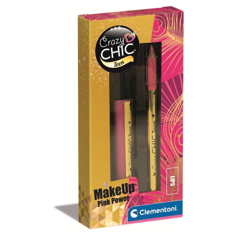 Crazy Chic Teen - Lipgloss & Matita Pink di Clem-17 Creat Crazy Chic