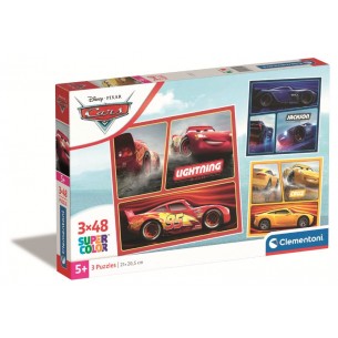 Puzzle 3x48 Square Cars di Clem-37 Puzzle 3x48 Pz