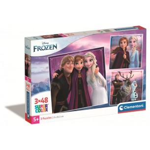 Puzzle 3x48 Square Frozen di Clem-37 Puzzle 3x48 Pz