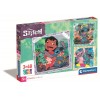 Puzzle 3x48 Square Stitch Disney di Clem-37 Puzzle 3x48 Pz