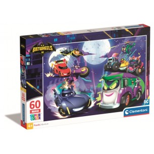 Maxipuzzle 60 Pz Batwheels di Clem-30 Puzzle Maxi 60 Pz
