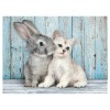Puzzle 500 Cat & Bunny di Clem-44 Puzzle 500 Pz