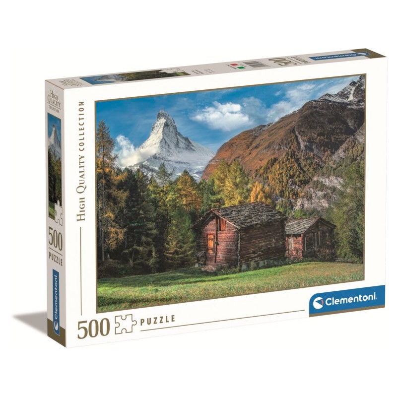 Puzzle 500 Pz Charming Matterhorn di Clem-44 Puzzle 500 Pz