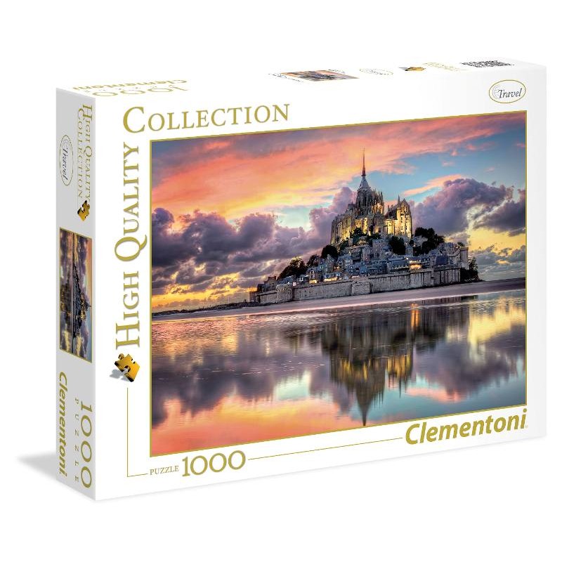 Puzzle 1000 le Magnifique Mont Saint-Mi di Clem-45 Puzzle 1000 Pz