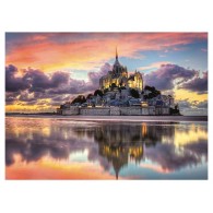 Puzzle 1000 le Magnifique Mont Saint-Mi di Clem-45 Puzzle 1000 Pz