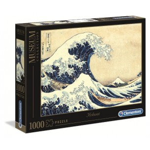 Puzzle 1000 Museum la Grande Onda di Hokusa di Clem-45 Puzzle 1000 Pz